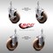 Service Caster 5 Inch SS High Temp Glass Filled Nylon 10mm Threaded Stem Caster Brake, 2PK SCC-SSTS20S514-GFNSHT-M1015-2-TLB-2 - alternate 1